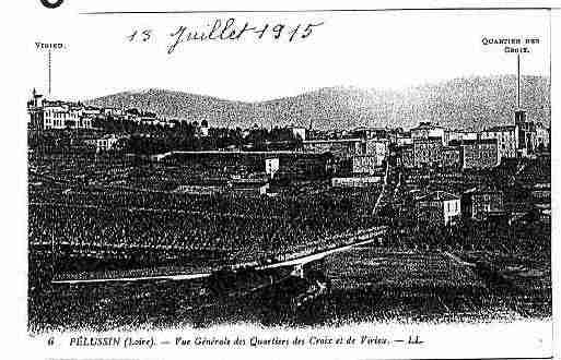 Ville de PELUSSIN Carte postale ancienne