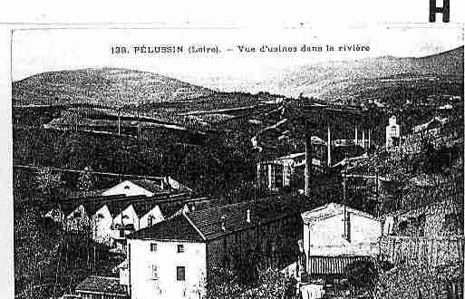 Ville de PELUSSIN Carte postale ancienne