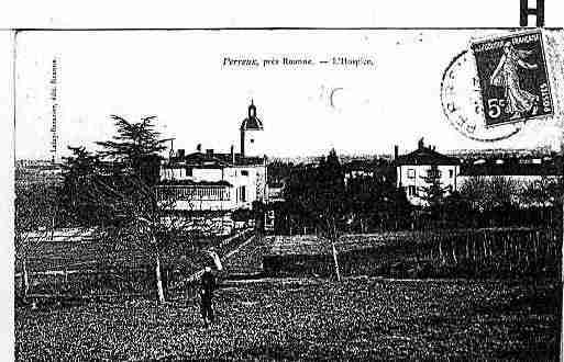 Ville de PERREUX Carte postale ancienne