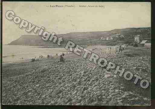 Ville de PIEUX(LES) Carte postale ancienne