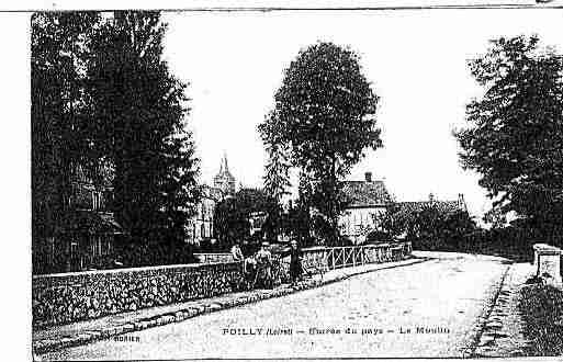 Ville de POILLYLEZGIEN Carte postale ancienne