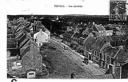 Ville de PORTBAIL Carte postale ancienne