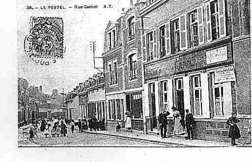 Ville de PORTEL(LE) Carte postale ancienne