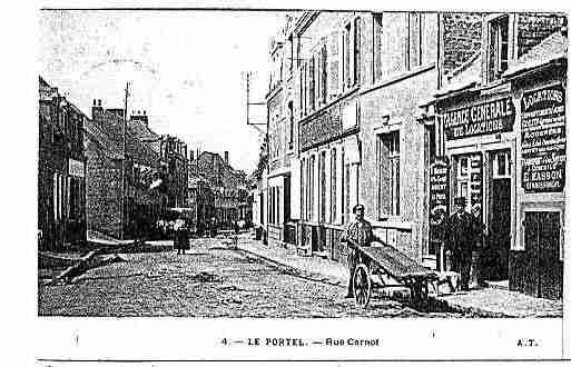 Ville de PORTEL(LE) Carte postale ancienne