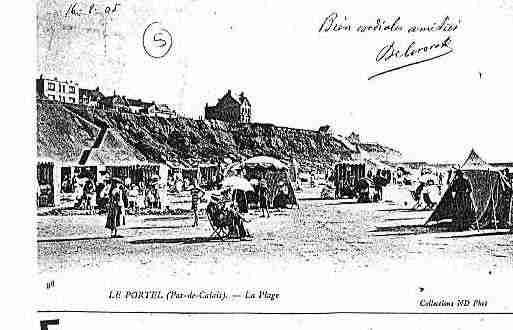 Ville de PORTEL(LE) Carte postale ancienne