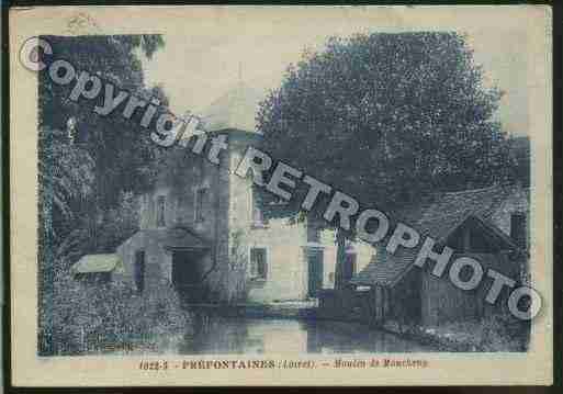 Ville de PREFONTAINES Carte postale ancienne