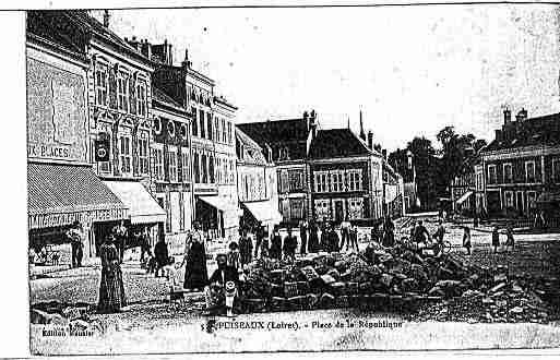 Ville de PUISEAUX Carte postale ancienne