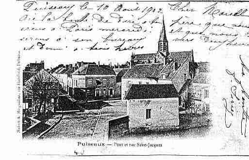 Ville de PUISEAUX Carte postale ancienne