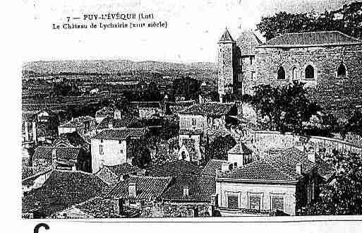 Ville de PUYL\'EVEQUE Carte postale ancienne