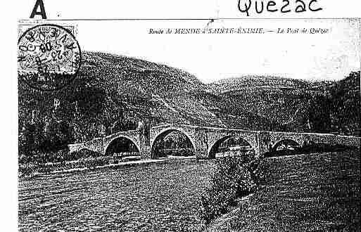 Ville de QUEZAC Carte postale ancienne