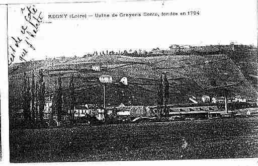 Ville de REGNY Carte postale ancienne