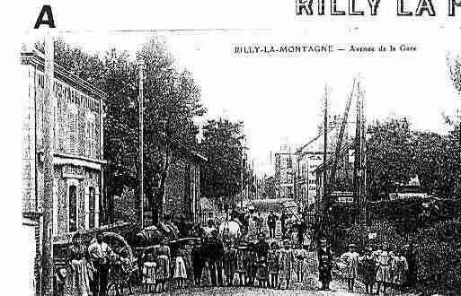 Ville de RILLYLAMONTAGNE Carte postale ancienne