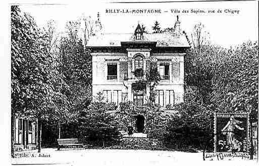 Ville de RILLYLAMONTAGNE Carte postale ancienne