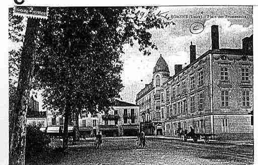 Ville de ROANNE Carte postale ancienne