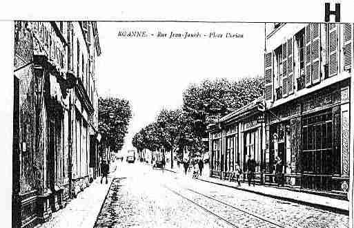 Ville de ROANNE Carte postale ancienne