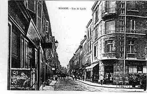 Ville de ROANNE Carte postale ancienne