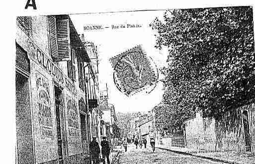 Ville de ROANNE Carte postale ancienne