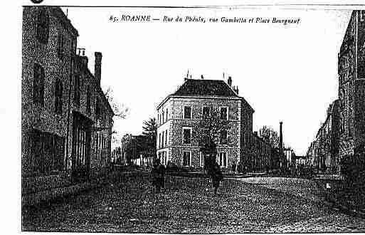 Ville de ROANNE Carte postale ancienne