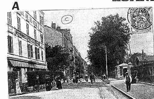 Ville de ROANNE Carte postale ancienne