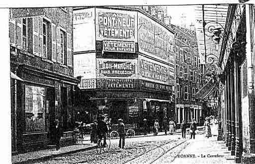 Ville de ROANNE Carte postale ancienne