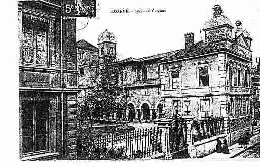 Ville de ROANNE Carte postale ancienne