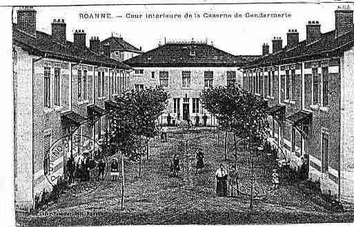 Ville de ROANNE Carte postale ancienne