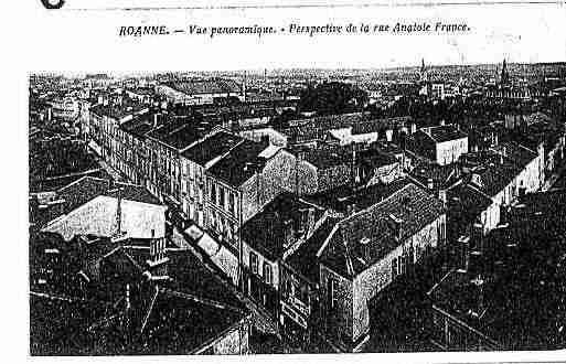 Ville de ROANNE Carte postale ancienne