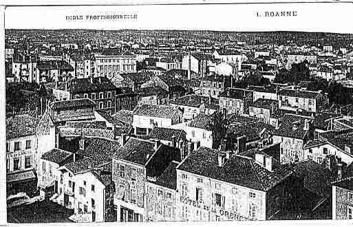 Ville de ROANNE Carte postale ancienne