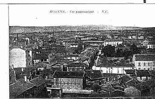 Ville de ROANNE Carte postale ancienne