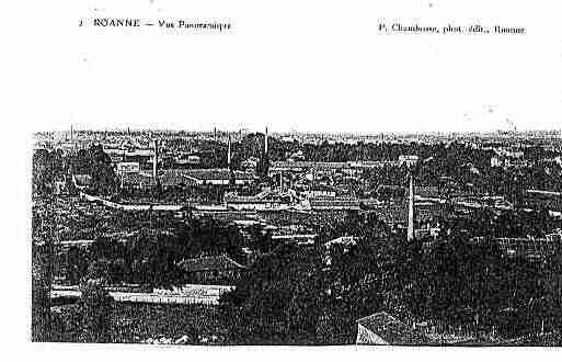 Ville de ROANNE Carte postale ancienne