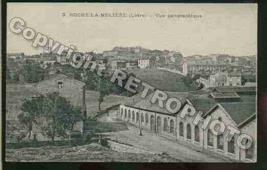 Ville de ROCHELAMOLIERE Carte postale ancienne