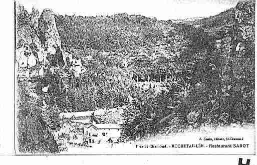 Ville de ROCHETAILLEE Carte postale ancienne