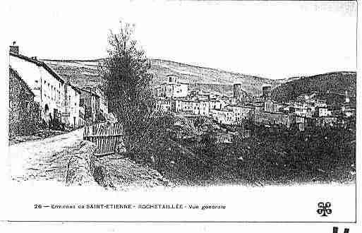 Ville de ROCHETAILLEE Carte postale ancienne