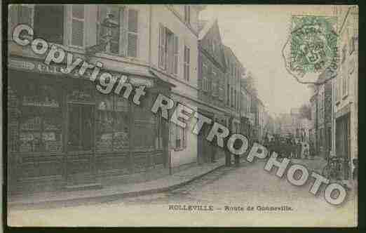 Ville de ROLLEVILLE Carte postale ancienne