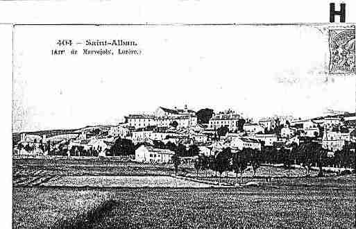 Ville de SAINTALBANSURLIMAGNOLE Carte postale ancienne