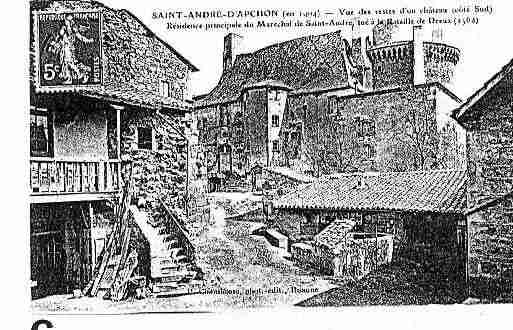 Ville de SAINTANDRED\'APCHON Carte postale ancienne