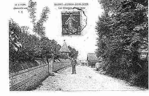 Ville de SAINTAUBINSURMER Carte postale ancienne