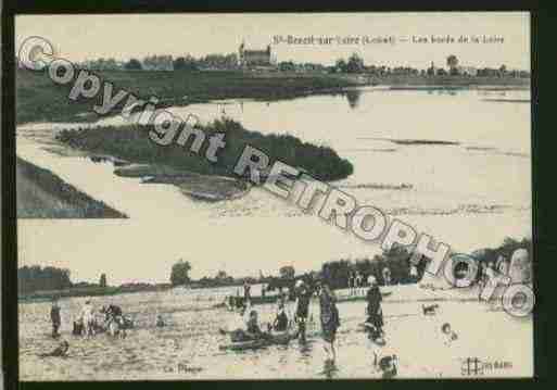 Ville de SAINTBENOITSURLOIRE Carte postale ancienne