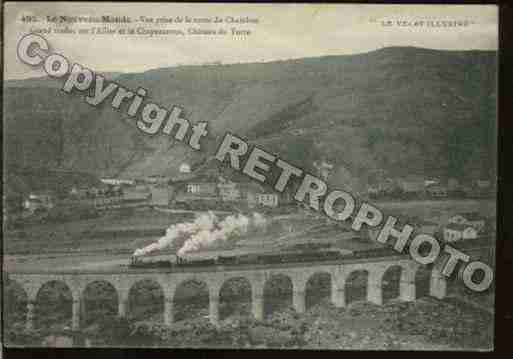 Ville de SAINTBONNETDEMONTAUROUX Carte postale ancienne