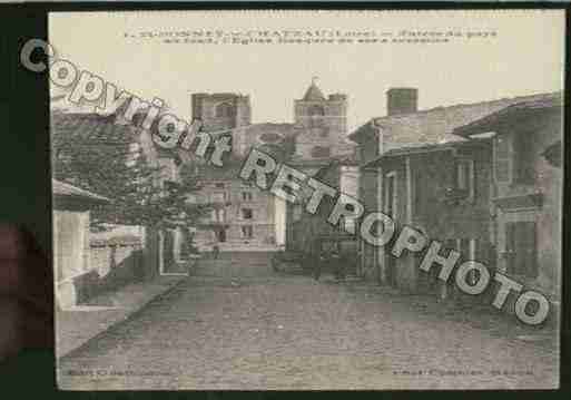 Ville de SAINTBONNETLECHATEAU Carte postale ancienne