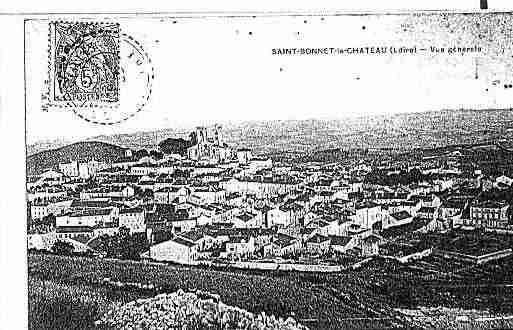 Ville de SAINTBONNETLECHATEAU Carte postale ancienne