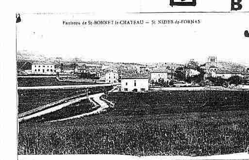 Ville de SAINTBONNETLECHATEAU Carte postale ancienne