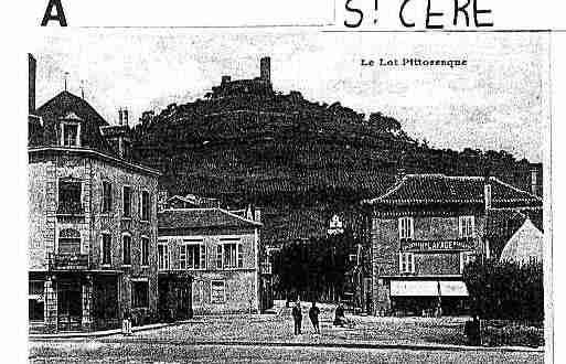 Ville de SAINTCERE Carte postale ancienne