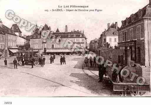 Ville de SAINTCERE Carte postale ancienne