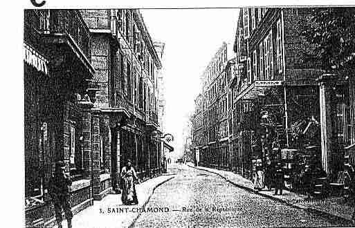 Ville de SAINTCHAMOND Carte postale ancienne