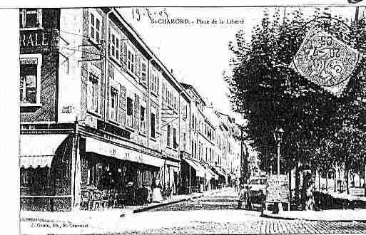 Ville de SAINTCHAMOND Carte postale ancienne