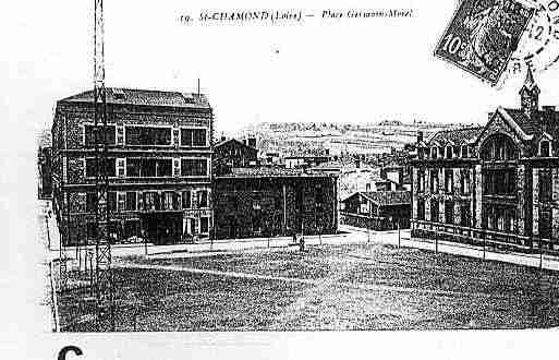 Ville de SAINTCHAMOND Carte postale ancienne