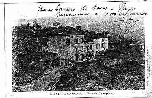 Ville de SAINTCHAMOND Carte postale ancienne