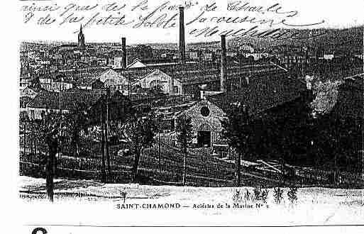 Ville de SAINTCHAMOND Carte postale ancienne