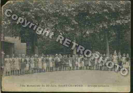 Ville de SAINTCHAMOND Carte postale ancienne